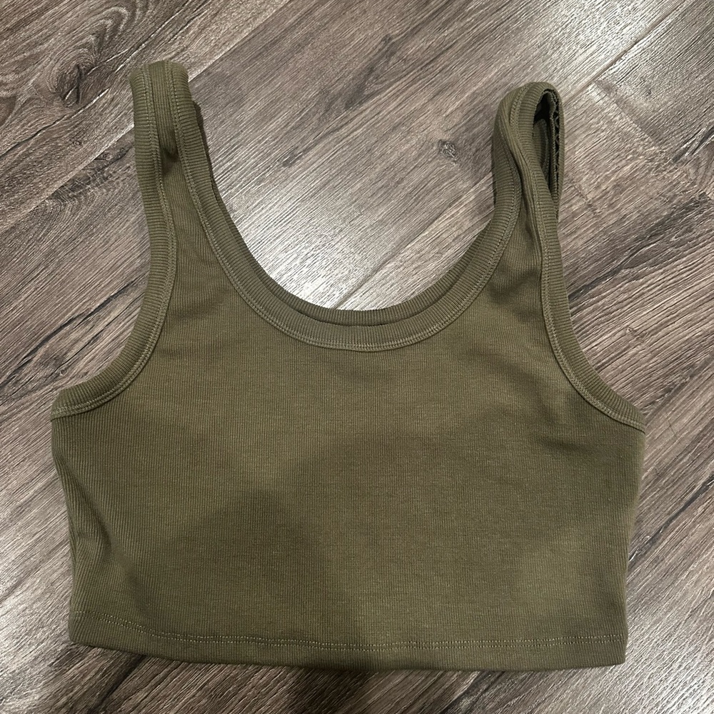 Signature 8 olive green bralette